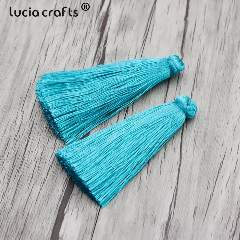 Разноцветные кисточки Lucia crafts 70 мм для украшения дома аксессуары одежды 5 шт./лот