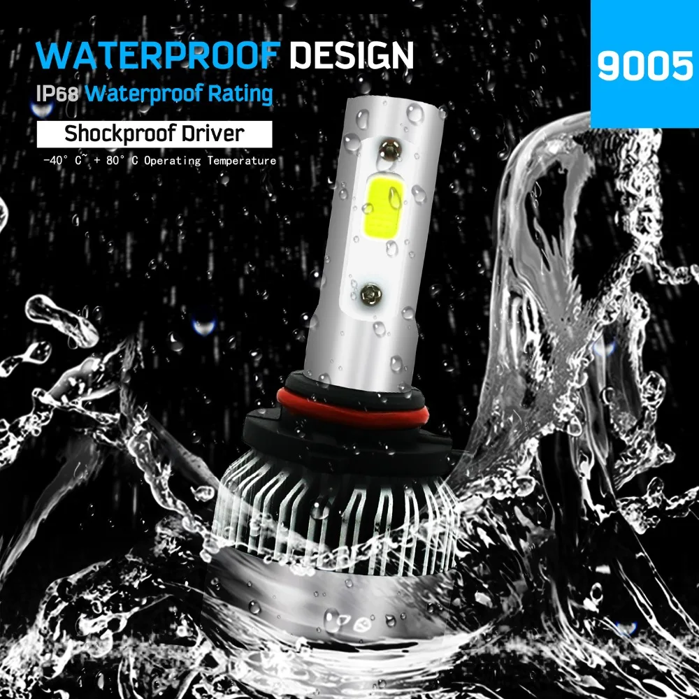 Modifygt S2 H7 Led H4 H11 H1 9005 9006 72 Вт 8000лм 6000 К 12 В COB Автомобильные светодиодные лампы фар