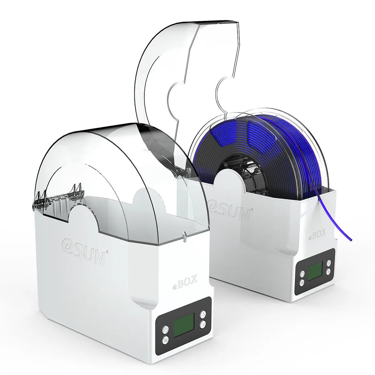 ESUN eBOX 3D печатная коробка накаливания, дегидрат сохраняет нить сухой и измеряет вес, коробка для хранения нити