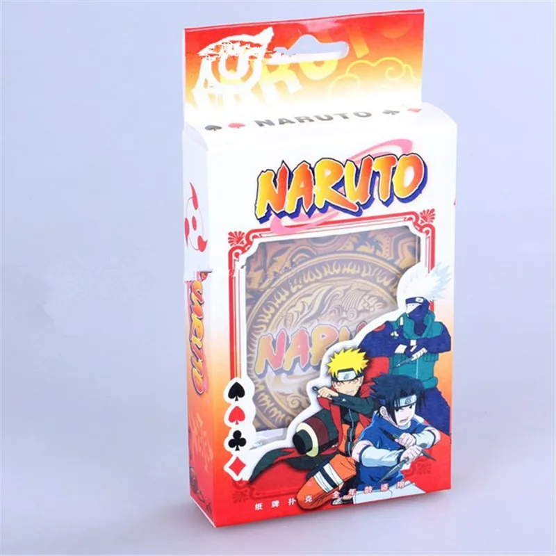 Новый стиль аниме покер карты креативный Наруто играя карточная игра