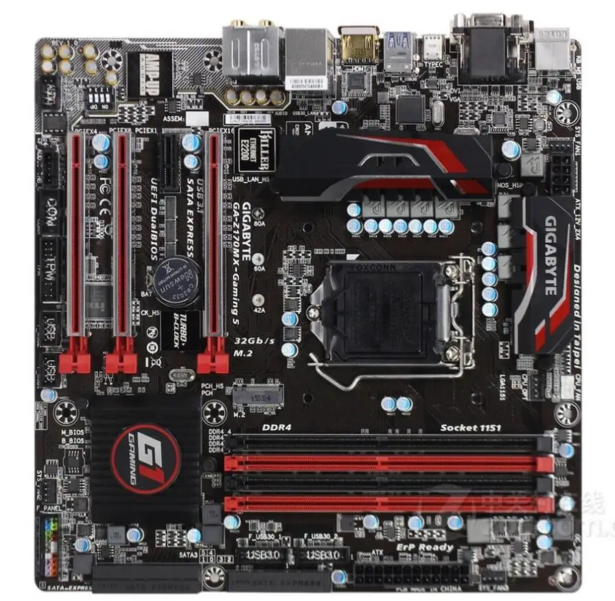 Для Gigabyte GA-Z170MX-Gaming 5 Оригинал используется материнская плата Z170 разъем LGA 1151 DDR4