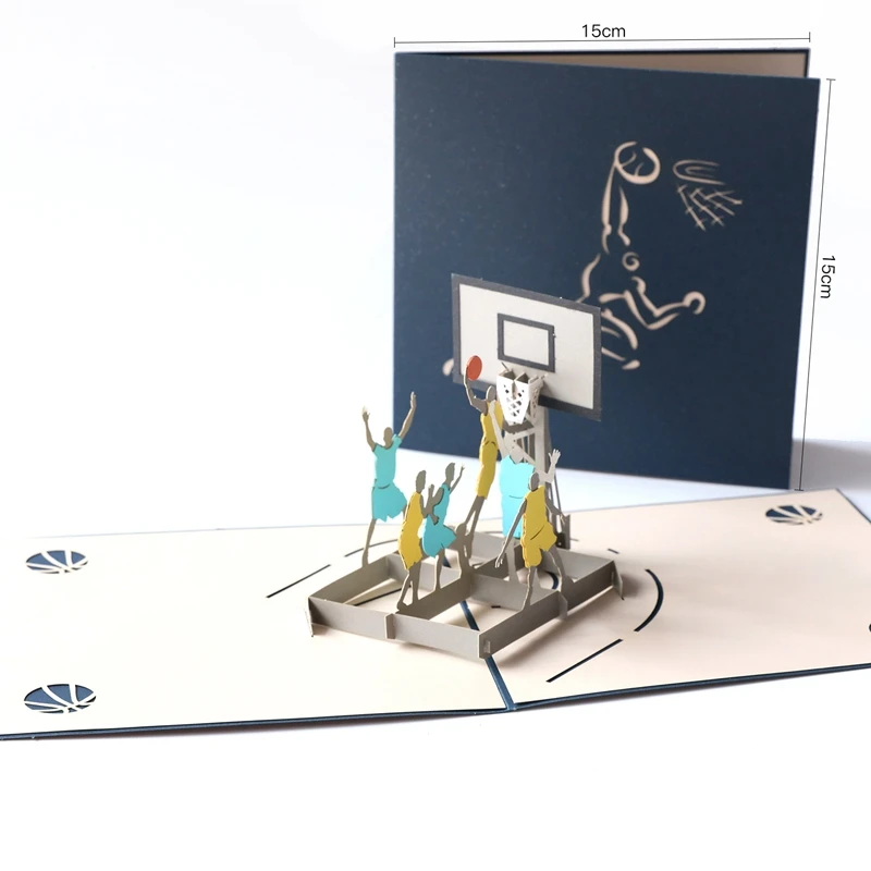 3D открытки на день рождения, крестины, приглашения на день рождения, вечерние открытки на Рождество с конвертами, пустые
