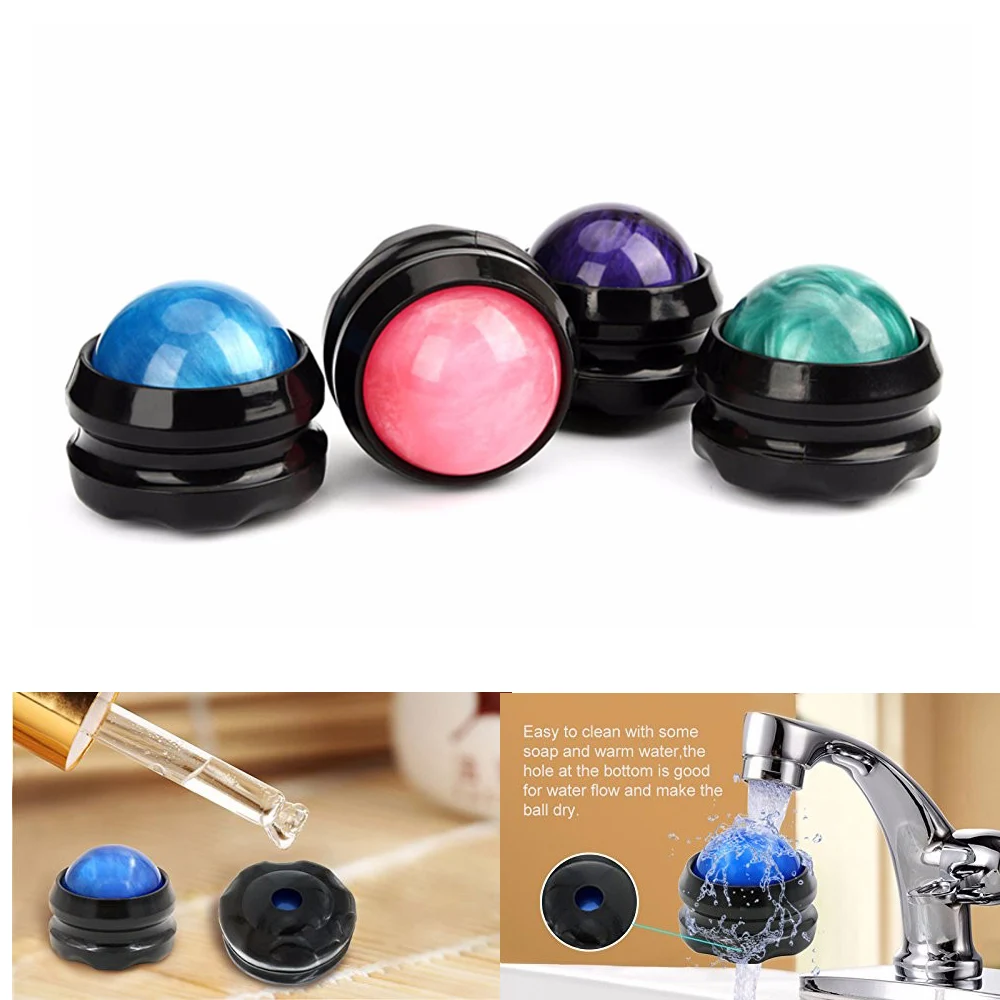 4 шт./лот массажный ролик массажер для тела расслабление мышц терапия ног рук шеи