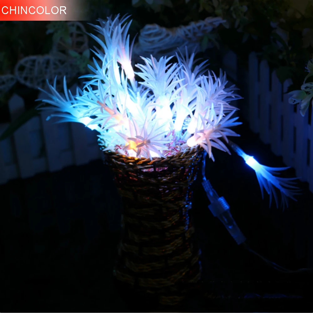 Праздничная светодиодная гирлянда для аквариума 2 5 10 м 10/20/38 светодиодов|led light string