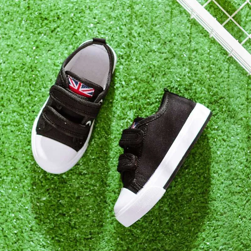 Кеды Детские холщовые кроссовки для мальчиков и девочек повседневная школьная