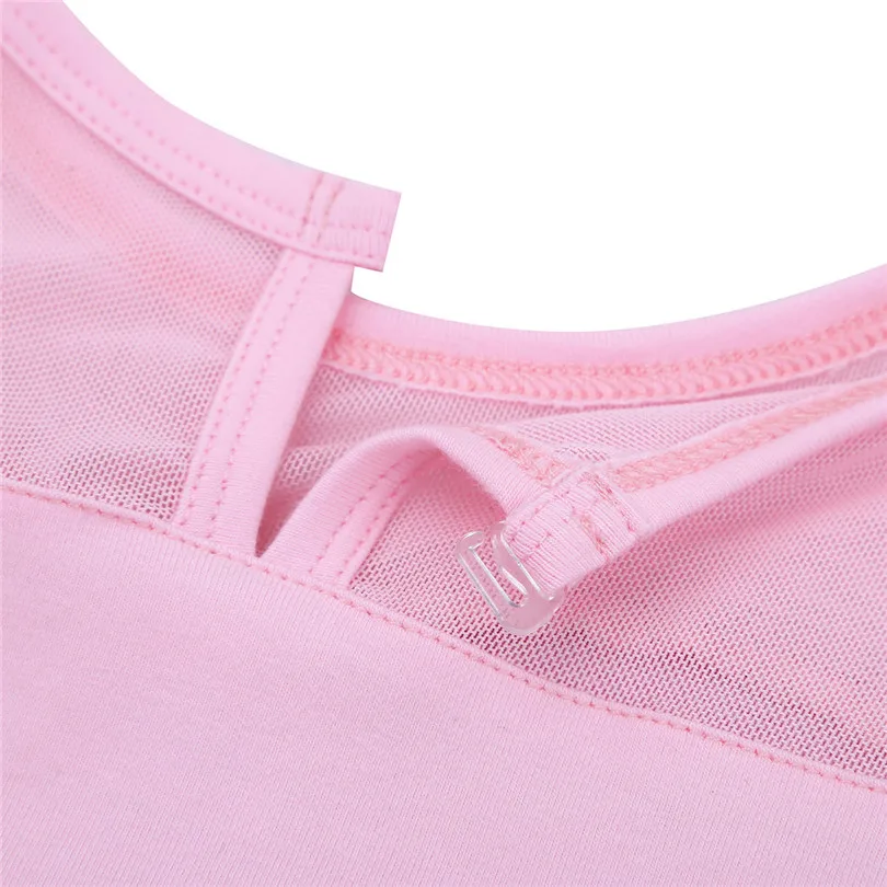 Гимнастический костюм для девочек бальное платье без рукавов с блестками