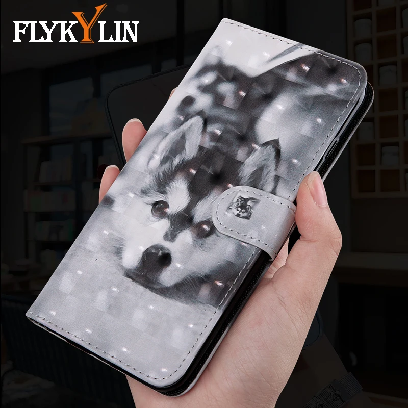 FLYKYLIN 3D кожаный чехол для samsung Galaxy A80 A90 A70 A60 A50 A40 A30 A20 E A10E M40 M30 M20 задняя крышка на