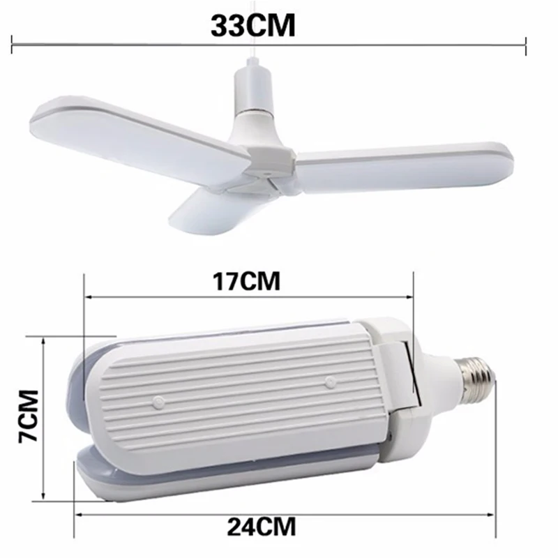 Фото E27 светодиодная лампа SMD2835 AC 85-265V 45W складной тройной фольги светодиодные лампочки E27 светодиодная лампа SMD2835 AC 85-265V 45W складной тройной фольги светодиодные лампочки