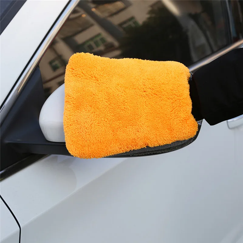 1PC Car Wash Gloves Cleaning Brush Tools Clean Window Door Velvet Water Absorption Soft Care Furniture Glass Dust Cleaner Washer | Дом и сад