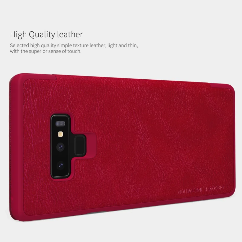 Для samsung Galaxy Note 9 чехол Nillkin Qin бизнес Note9 Флип кожаный чехол для samsung Galaxy Note 9 8 7 5 FE Роскошный чехол для телефона