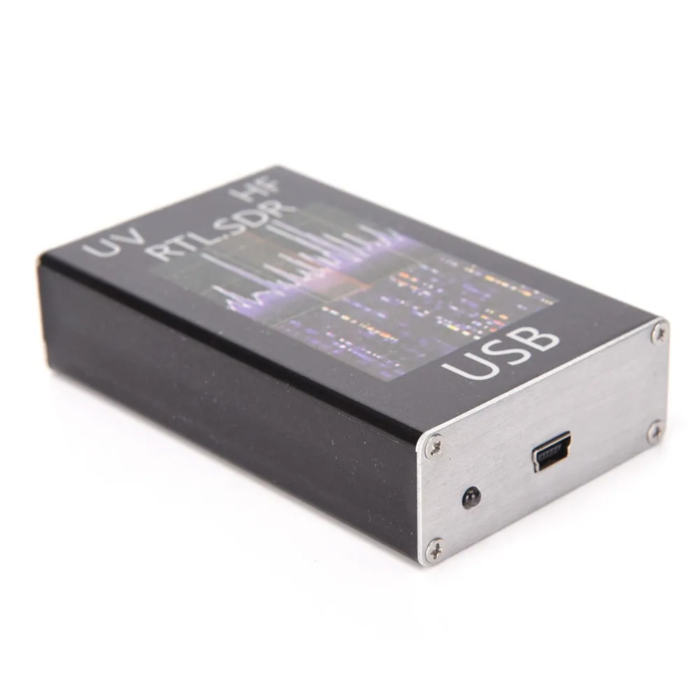 Радиоприемник Ham 100 кГц 1 7 ГГц Полнодиапазонный УФ приемник HF с USB тюнером RTL2832u R820t2