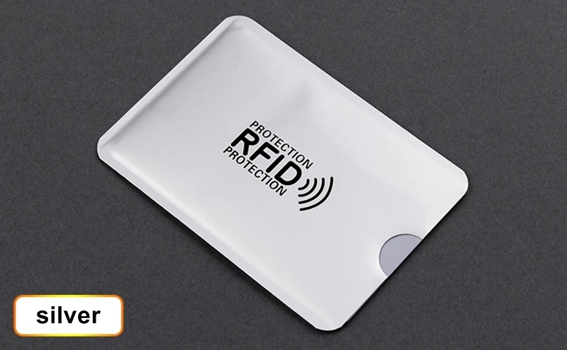 5 шт. Анти Rfid держатель для карт кошелек NFC Блокировка ридер замок Id банковский Чехол для карт металлический кредитный держатель для карт Алюминий F050