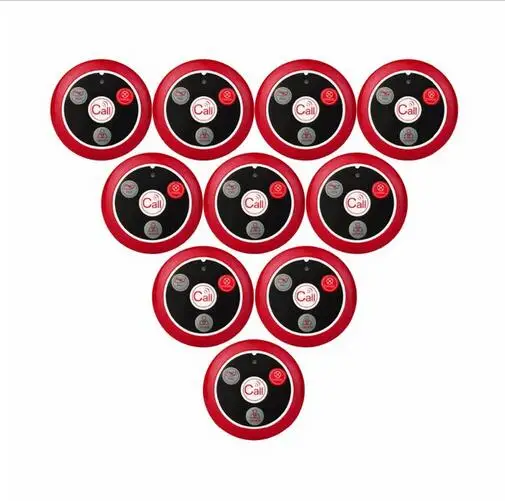 Беспроводная система вызова официанта 433 МГц 10 шт. | Компьютеры и офис