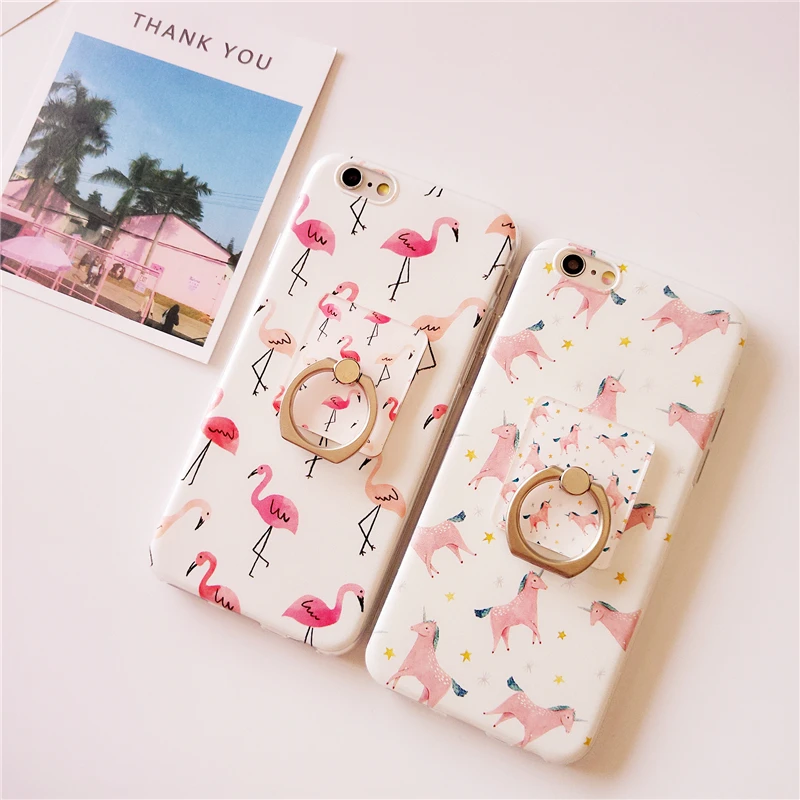 For iphone 6s plus Case Cover flamingo original TPU for 7 8 6 s x phone cases silicone unicom 100% |