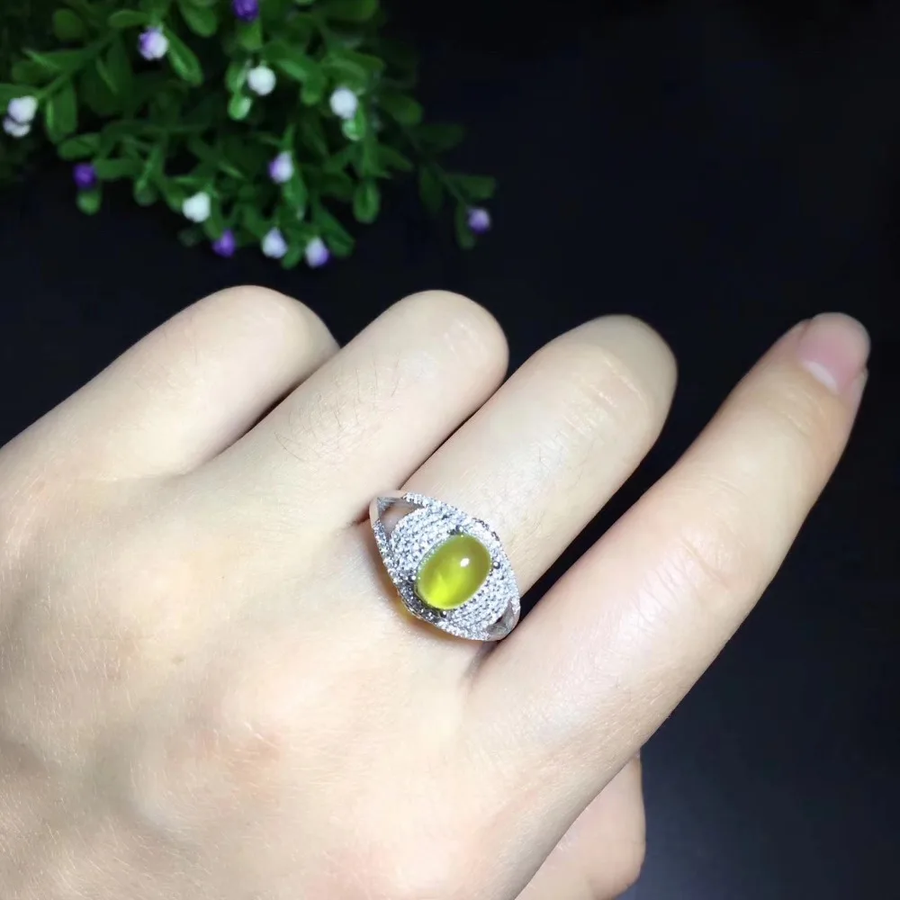 Женское кольцо из серебра 925 пробы 6 х8 мм|fine jewelry|gemstone jewelrygemstone rings silver |