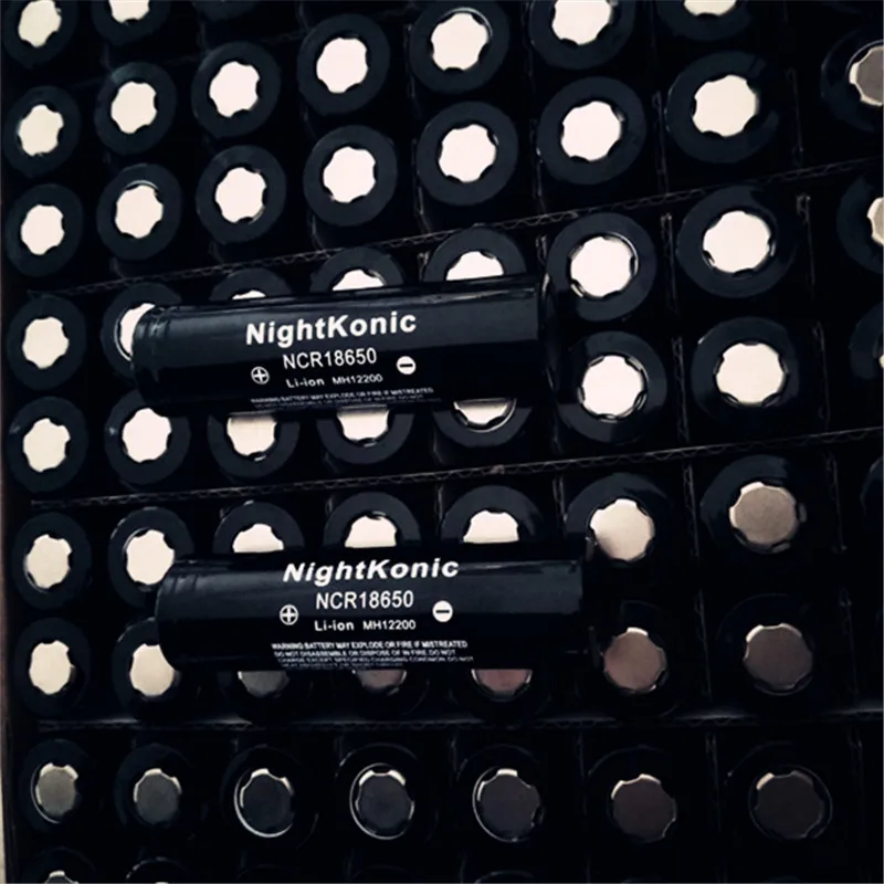 Nighterkonic 2 PCS18650 батареи + 1 шт (ЕС/США) слота зарядное устройство оригинальный 3 7 В