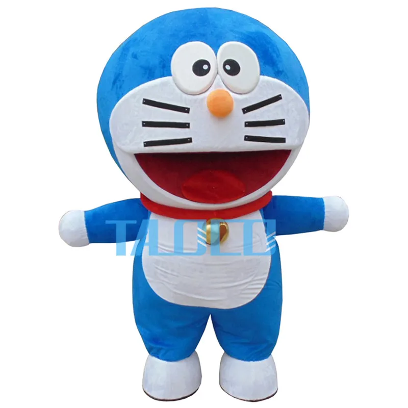 Doraemon Робот Кошка милый Персонаж Аниме Манга талисман костюм для взрослых