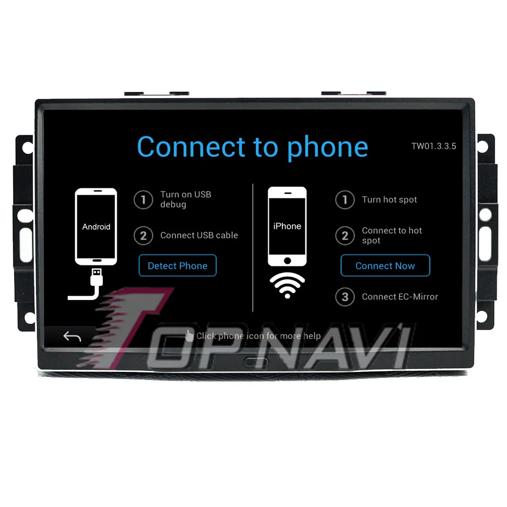 Topnavi 9 &quotчетырехъядерный Android 6 0 Автомобильный GPS навигатор для Chrysler 300C старый