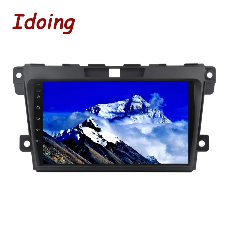 Автомобильный мультимедийный плеер Idoing 1Din 2.5D IPS экран android 8 0 радио Vedio подходит