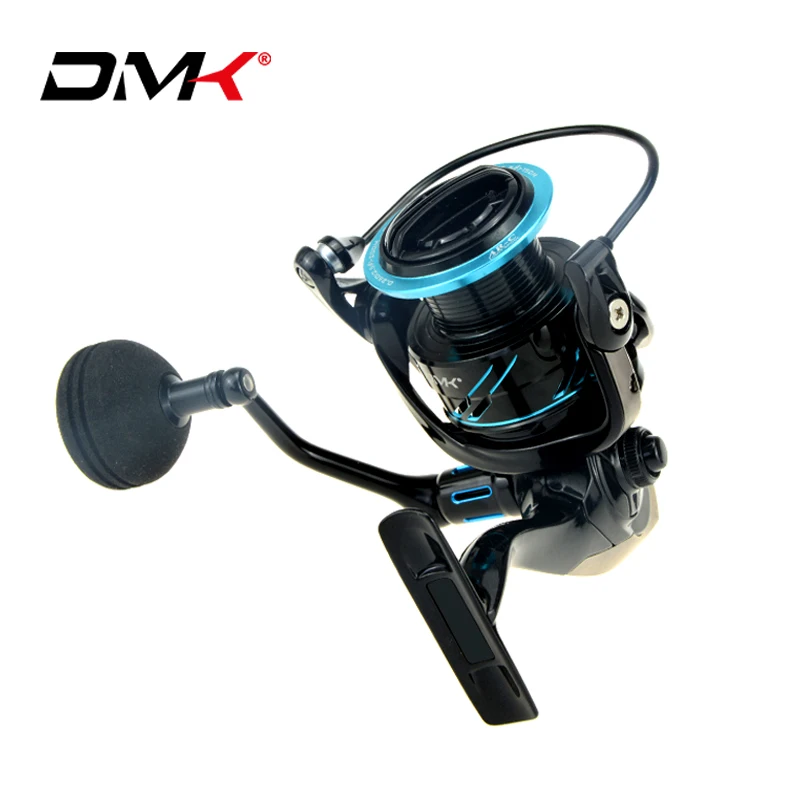 

DMK 2500-5000 Size Spinning Reel 5.2:1/10+1BB/12-16kg Saltwater Lure Fishing Reel CNC Rotary Handle Graphite Body Pesca Wheel