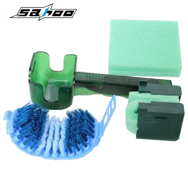 

2019 New Ciclismo Cadena Bicicleta Cycling Motorcycle Bicycle Chain Crankset Brush Cleaner Cleaning Tool Bike Clean Accessory