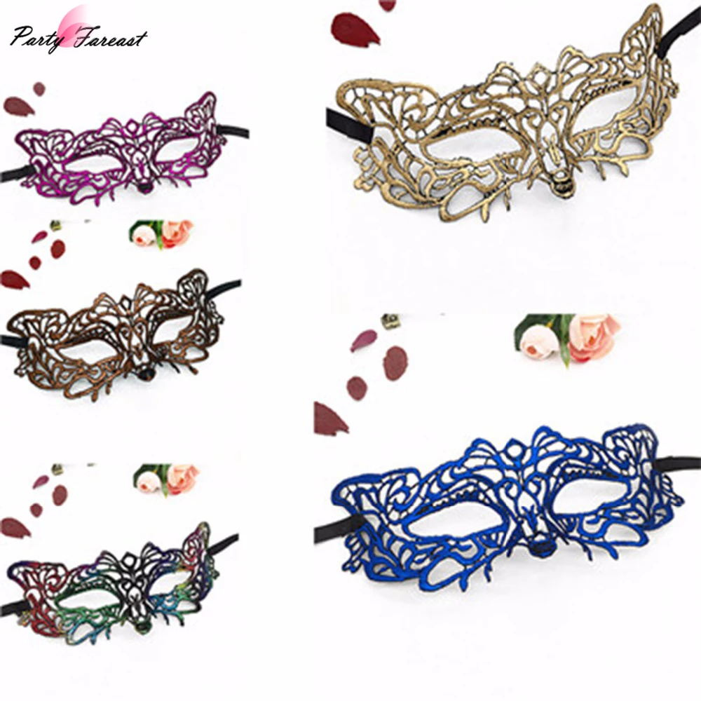 Красочные Кружево Маски для век сексуальных Косплэй классические модные