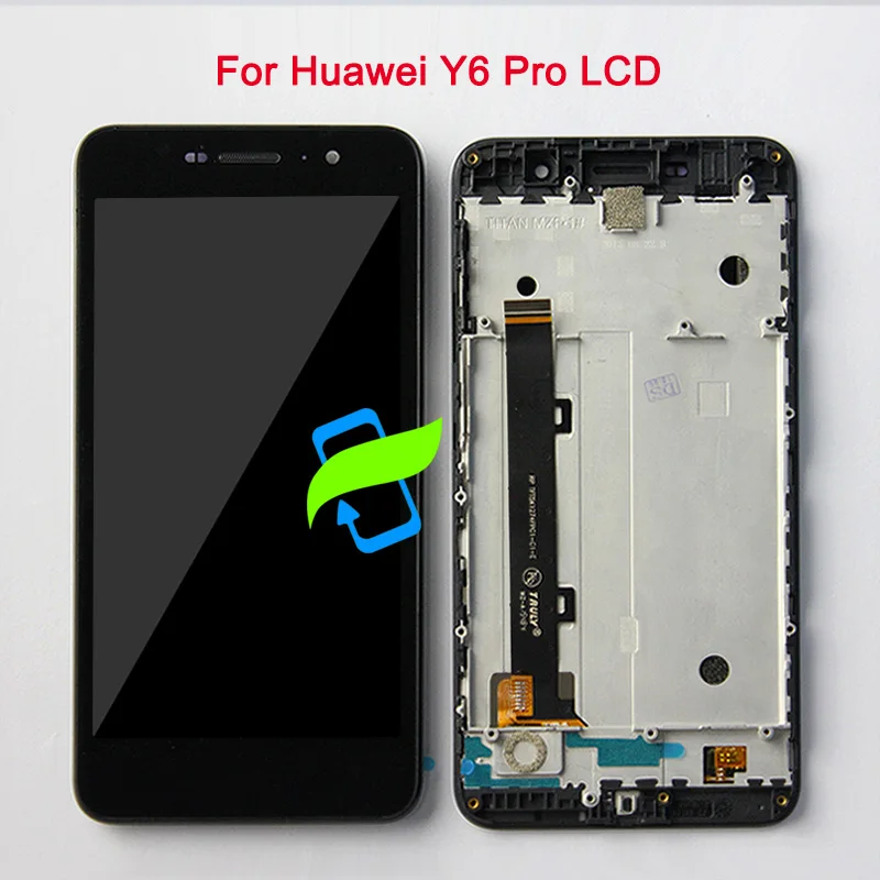 5 0 &quotвысококачественный для Huawei Y6 Pro TIT-U02/G Мощный ЖК-дисплей сенсорный экран
