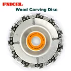 4-дюймовый диск для резьбы по дереву и цепь, 22-зубчатый шлифовальный диск, набор для тонкой бензопилы 100115, угловая шлифовальная машина, инструменты для деревообработки