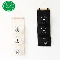 wall hanging storage bags organizer linen closet children room organizer pouch for toys books cosmetic sundries hanging bag
