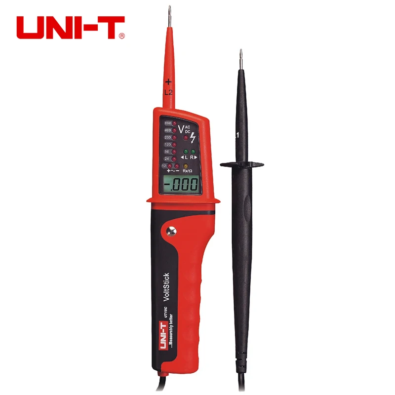 Цифровой тестер напряжения UT15C DMM UNIT-T вольтметр инструмент UT-15C