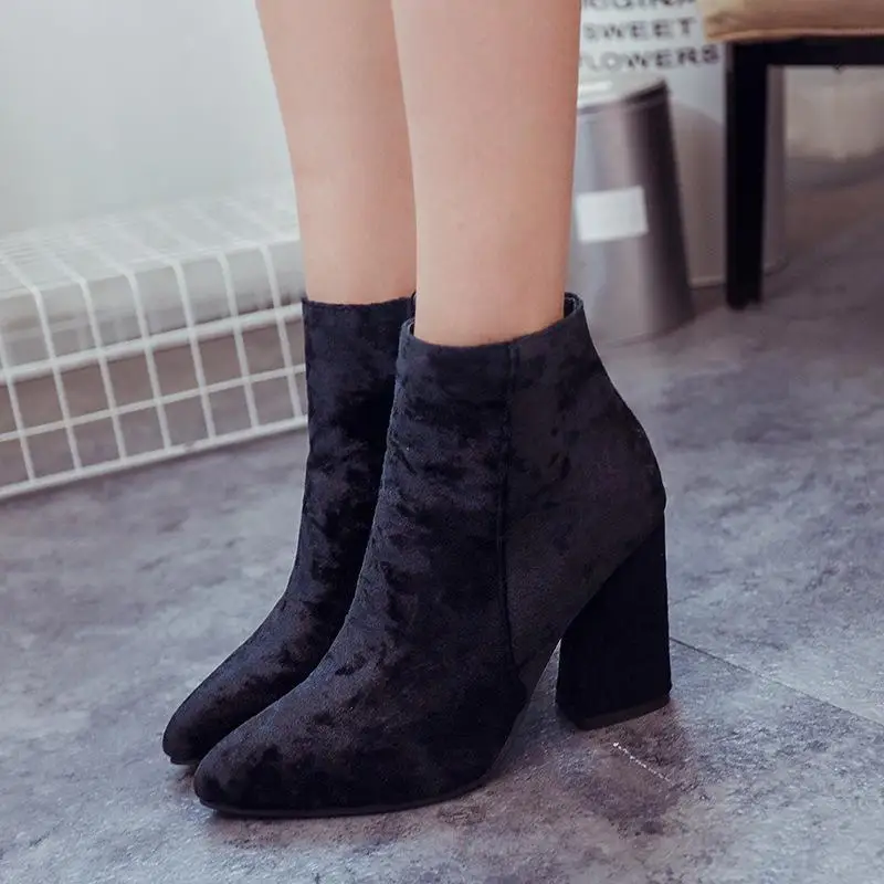 2017 Новинка зимние ботинки каблук и простые удобные ботинки|winter boots|boots bootsnew boots |