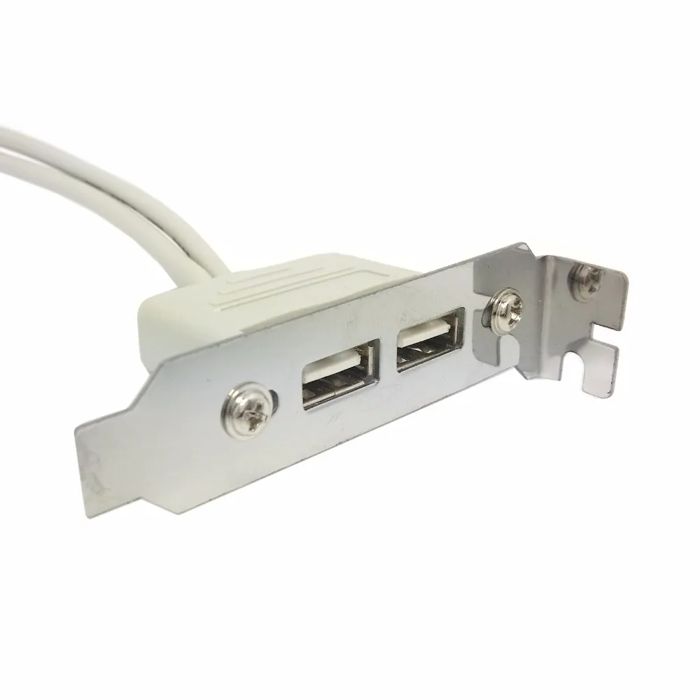 Zihan низкий профиль 8 см Высота USB 2 0 Женская задняя панель к материнской плате 9pin
