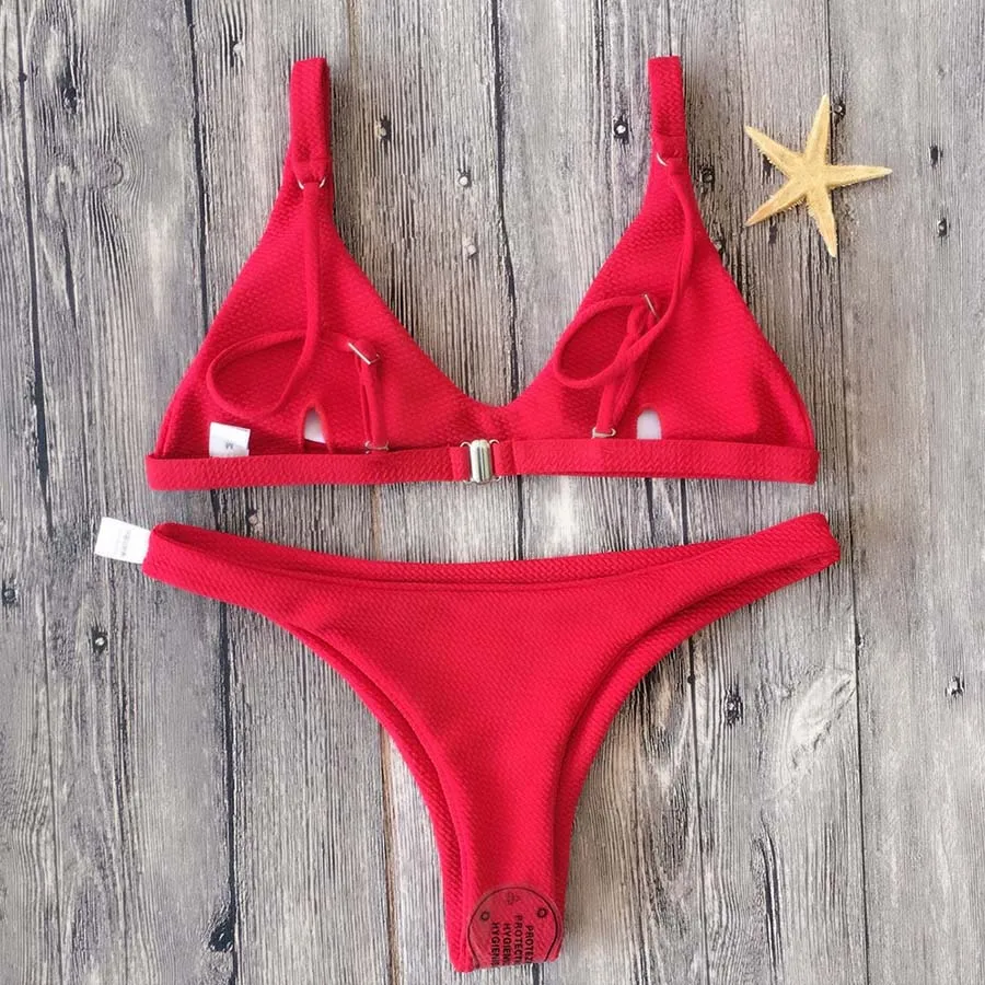 New Sexy Thong Bikini Micro Swimwear Mini Swimsuit Women Push Up Set Bathing Suit Brazilian biquini maillot de bain |