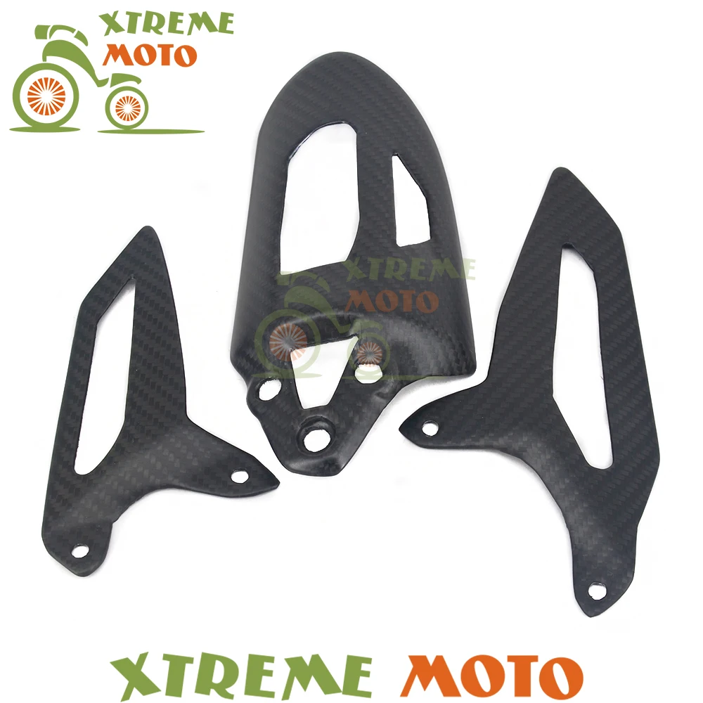 Мотоциклетные чехлы из углеродного волокна и защита на пятке для Ducati 899 959 1199 1299