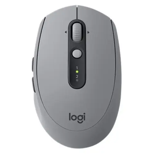 Серый Многофункциональная Бесшумная беспроводная компьютерная мышь logitech M590 с Bluetooth для Windows 7,8, 10 Mac OX хромированная ОС Linux kerel 2,6 - Цвет: Серый