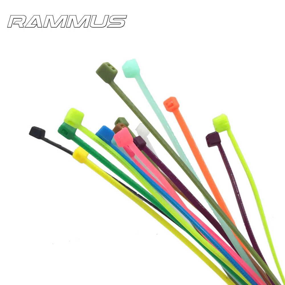 100pcs/bag Multi Size Plastic Nylon Cable Ties Wire Zip Tie Factory Standard Home Garden Electrcian Organizer Wrap Straps Kit