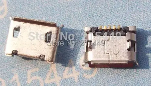 100 шт./лот. Микро 5pin usb гнездовой разъем для многих мобильных телефонов|connector