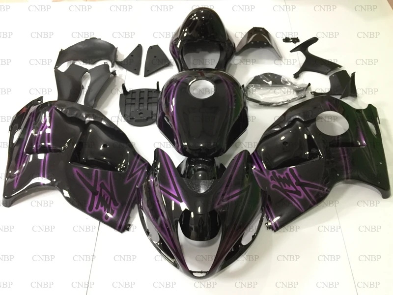 GSX-R1300 2004 мотоцикл обтекатель GSX R1300 1997 - 2007 черный фиолетовый пластик Обтекатели Gsx