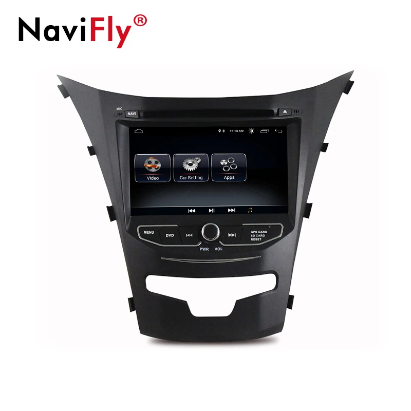 Новинка! Android 8 1 Автомобильная dvd навигационная система для SsangYong Korando Actyon 2014 2015