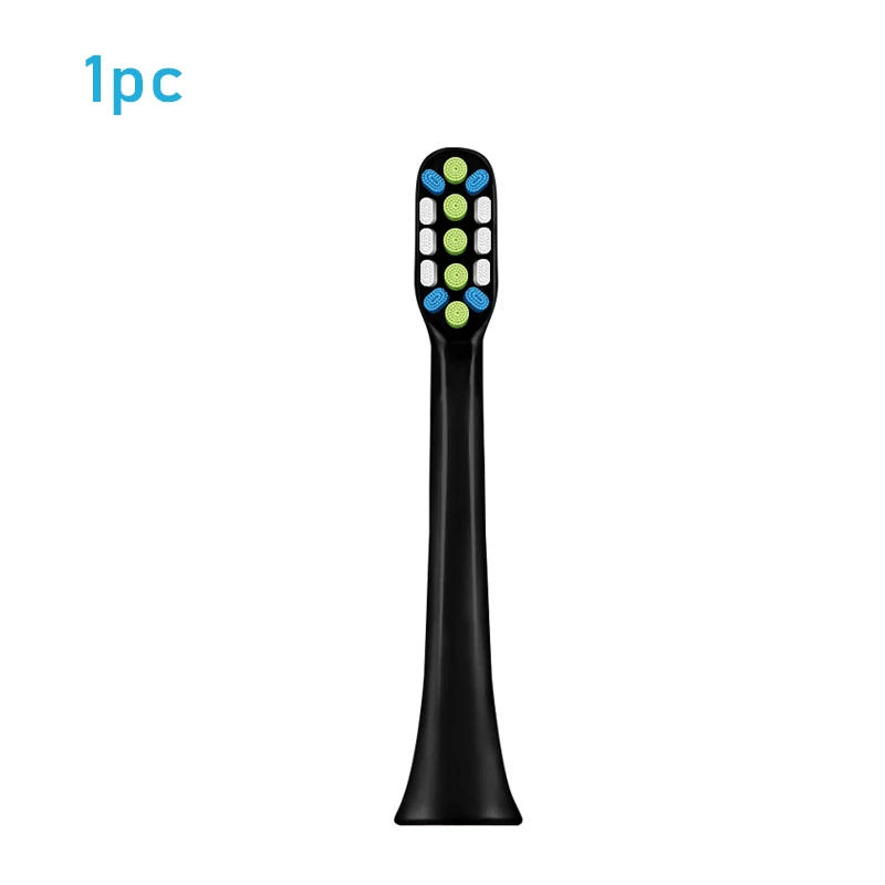 black Для Xiaomi Mijia Soocas Soocare X3 сменные насадки для зубных щеток SOOCAS Xiaomi SOOCARE X3 электрические насадки для зубных щеток - Цвет: black