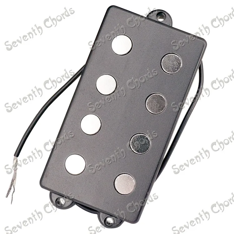 Набор из 4 черных струн для бас гитары Humbucker Pickup с 2 проводами|Детали и аксессуары