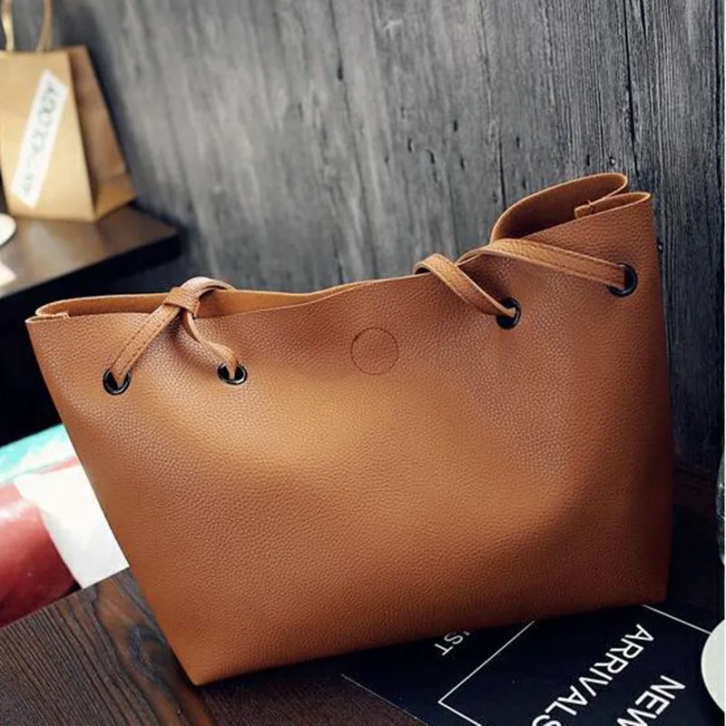 Комплект из 2 композитных сумок для женщин сумка на плечо высококачественной