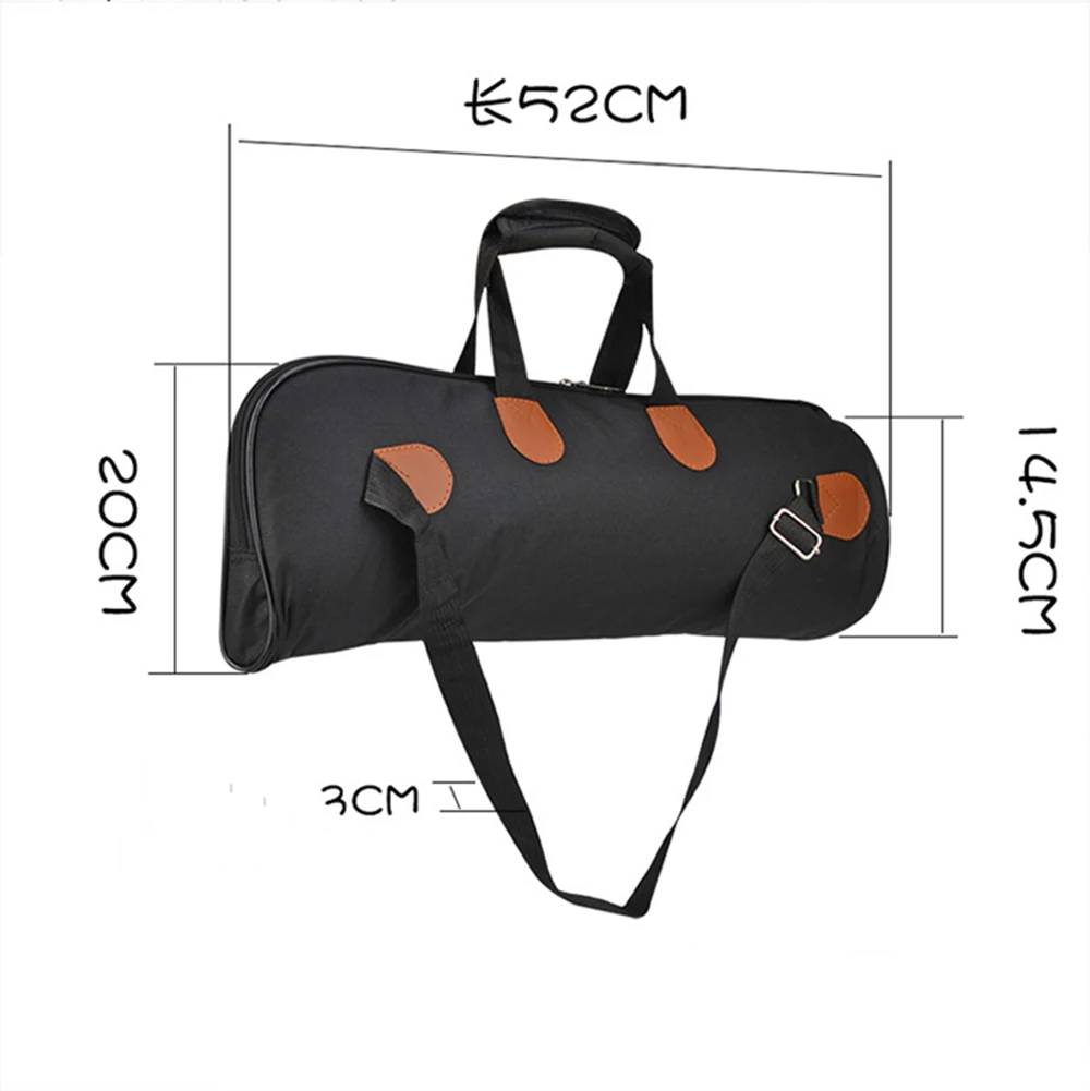 MoonEmbassy 600D водонепроницаемый труба Gig Bag Ткань Оксфорд латунный чехол для инструментов аксессуары