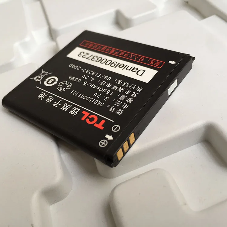 Новый оригинальный 1500 мАч замена мобильного телефона Батарея для Alcatel cab1500011c1