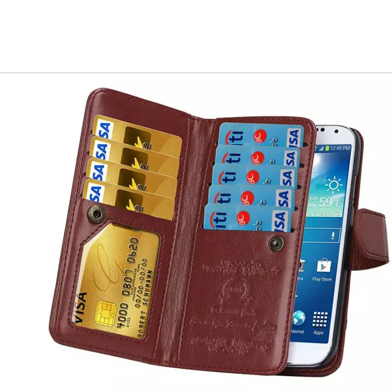 Для Samsung Galaxy S6 случае Магнитный многофункциональный 2 в 1 съемный раскладной