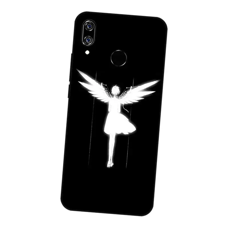 N297 Universe Black Silicone Case Cover For Huawei Nova 2 2i 2S 3 3e 3i 4 4e Enjoy 8 Plus |