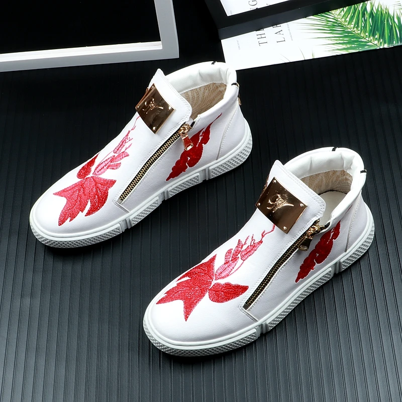Мужская кожаная обувь на плоской подошве zapatillas hombre дизайнерская брендовая