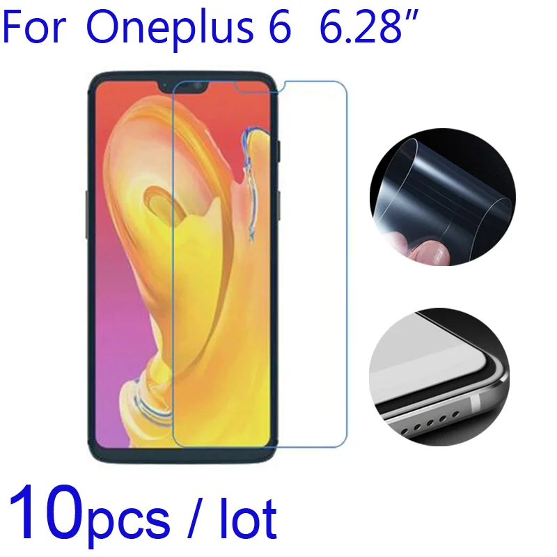 10 шт./лот мягкие Защитные пленки для One Plus 6 A6000 новинка 2018 прозрачная/матовая/нано