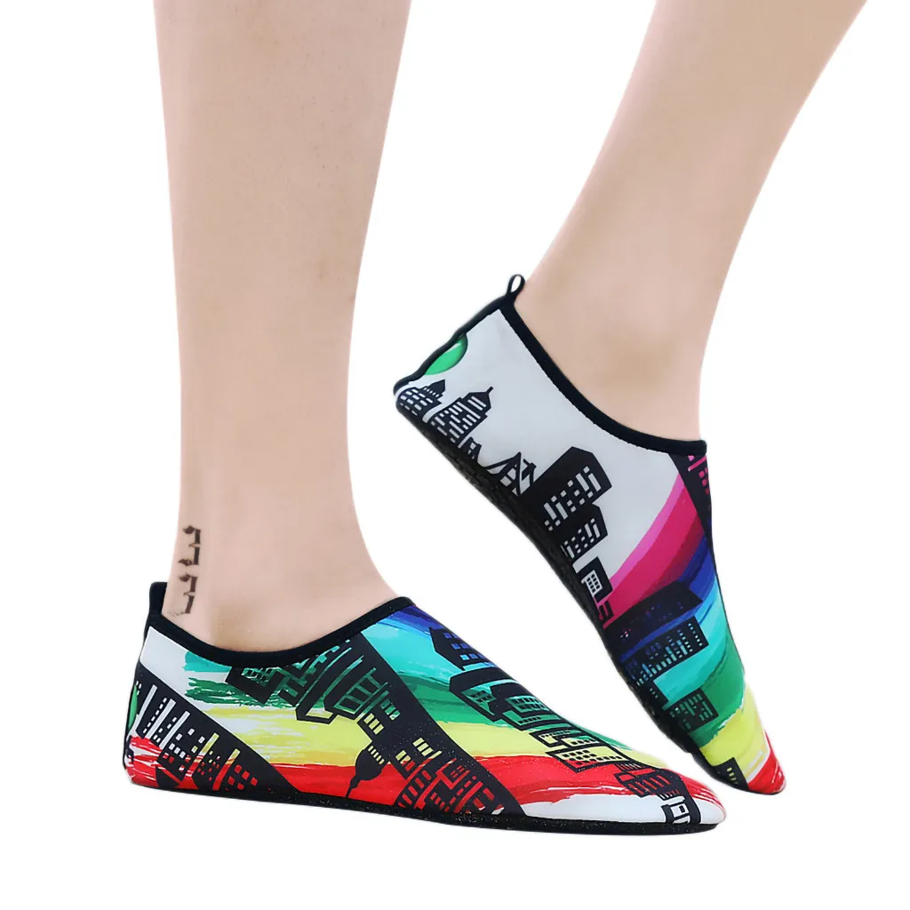 Men&Women Aqua Shoes Outdoor Beach Water Summer Couple's Quick Dry Aqua Socks Barefoot Beach Swim Surf Yoga Exercise Shoe#g4