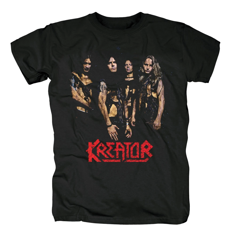Bloodhoof KREATOR TESTAMENT SOUL OF BLACK TOUR металлическая хлопковая Футболка Азиатский размер